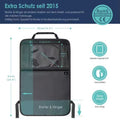 Car Seat Storage Bag with Kick Mat for iPad