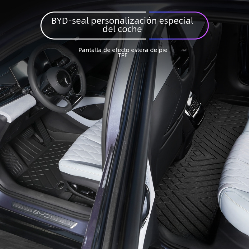 3D All-Weather XPE/TPE Trunk Mat for BYD Seal