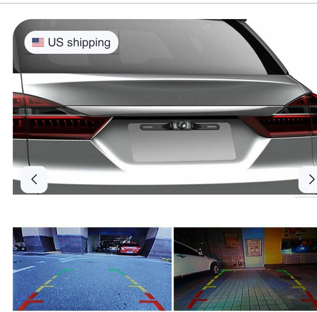 Car Rear View Backup Camera — Wide 170° Night Vision Reverse Parking Camera