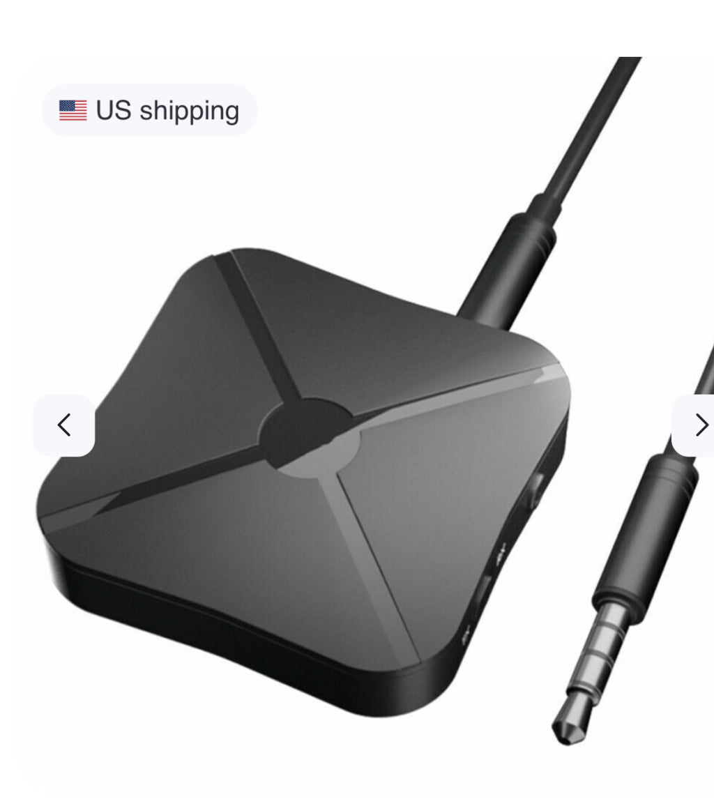 2-in-1 Bluetooth Transmitter & Receiver Adapter — Wireless Audio for TV, Car & Home Devices