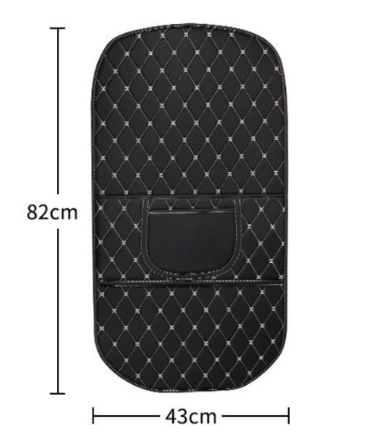 Car Seat Back Kick Mat for Kids - Creative Cartoon Design